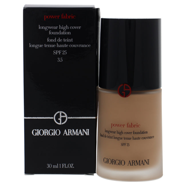 Giorgio Armani Power Fabric Longwear High Cover Foundation SPF 25 - 3.5 by Giorgio Armani for Women - 1 oz Foundation