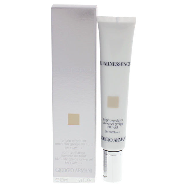 Giorgio Armani Luminessence Bright Revelator Universal Greige BB Fluid SPF 50 by Giorgio Armani for Women - 1.01 oz Foundation