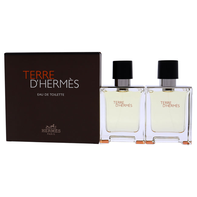 Hermes Terre DHermes by Hermes for Men - 2 Pc Gift Set 2 x 1.6oz EDT Spray