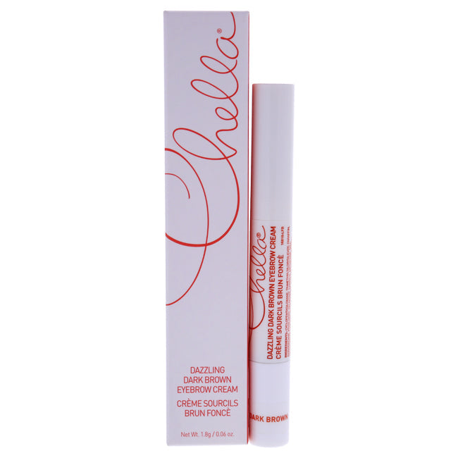 Chella Eyebrow Cream - Dazzling Dark Brown by Chella for Women - 0.06 oz Eyebrow