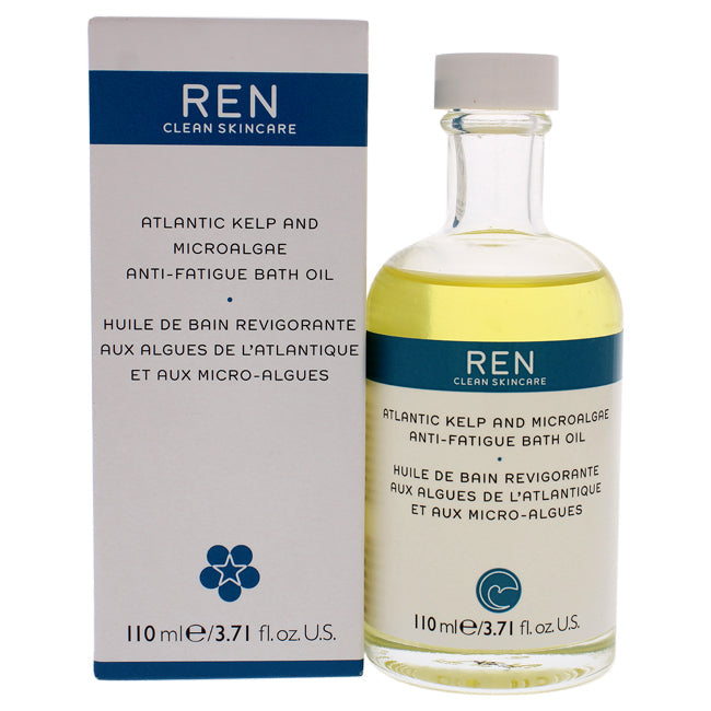 REN Atlantic Kelp and Microalgae Anti-Fatigue Bath Oil by REN for Unisex - 3.7 oz Oil