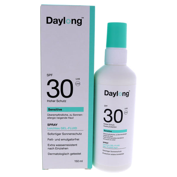 Daylong Sensitive Gel-Fluid Spray SPF 30 by Daylong for Unisex - 5 oz Spray