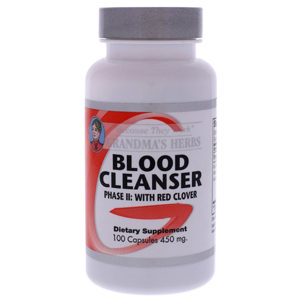 Grandmas Herbs Blood Cleanser Phase II Capsules by Grandmas Herbs for Unisex - 100 Count Dietary Supplement