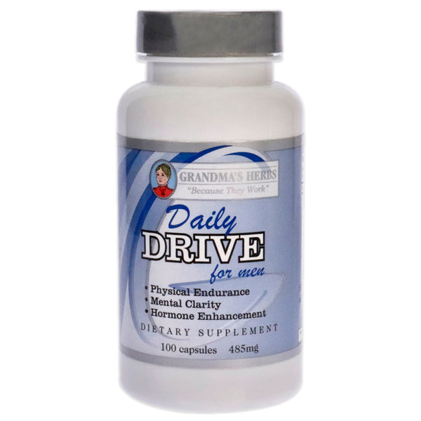 Grandmas Herbs Daily Drive for Men Capsules by Grandmas Herbs for Men - 100 Count Dietary Supplement