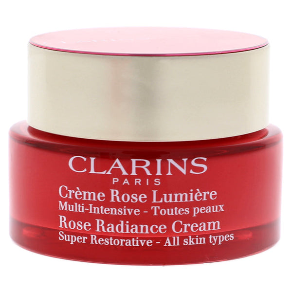 Clarins Rose Radiance Cream Super Restorative by Clarins for Unisex - 1.7 oz Cream