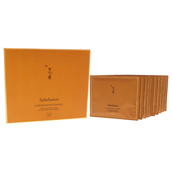 Sulwhasoo Concentrated Ginseng Renewing Creamy Mask by Sulwhasoo for Unisex - 5 Pc Mask