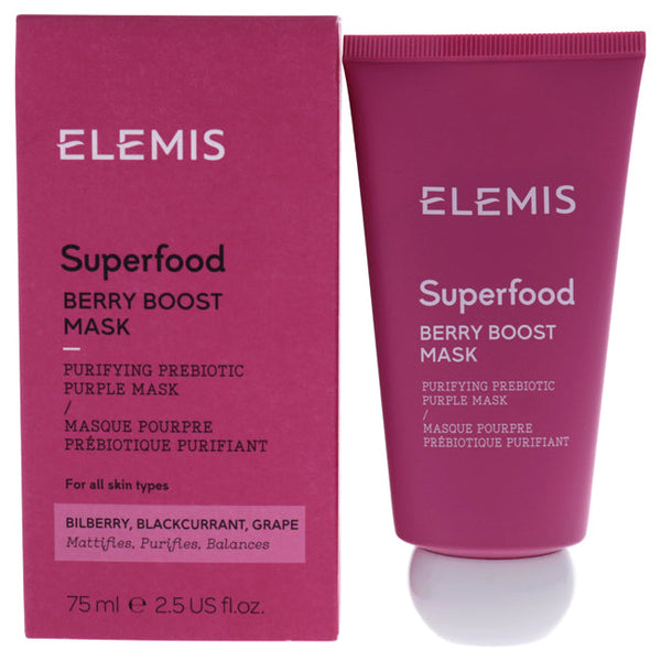 Elemis Superfood Berry Boost Mask by Elemis for Unisex - 2.5 oz Mask