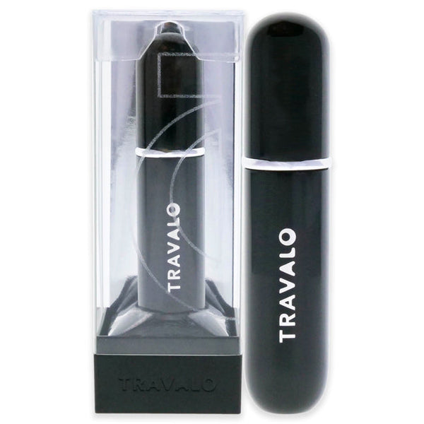 Travalo Classic Perfume Atomizer - Black by Travalo for Unisex - 0.17 oz Refillable Spray (Empty)