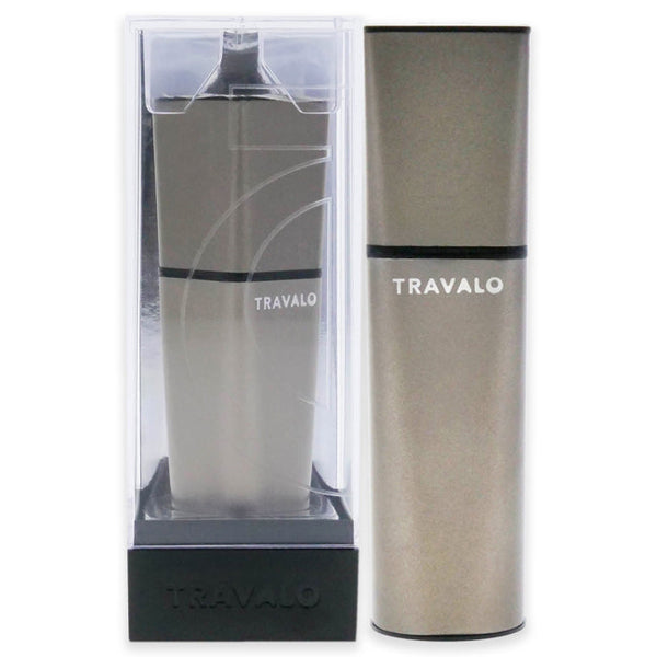 Travalo Obscura Perfume Atomizer - Grey by Travalo for Unisex - 0.17 oz Refillable Spray (Empty)