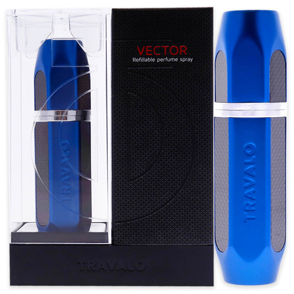 Travalo Vector Perfume Atomizer - Blue by Travalo for Unisex - 0.17 oz Refillable Spray (Empty)