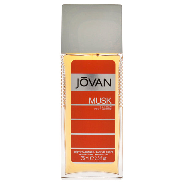 Jovan Musk by Jovan for Men - 2.5 oz Body Fragrance (Unboxed)