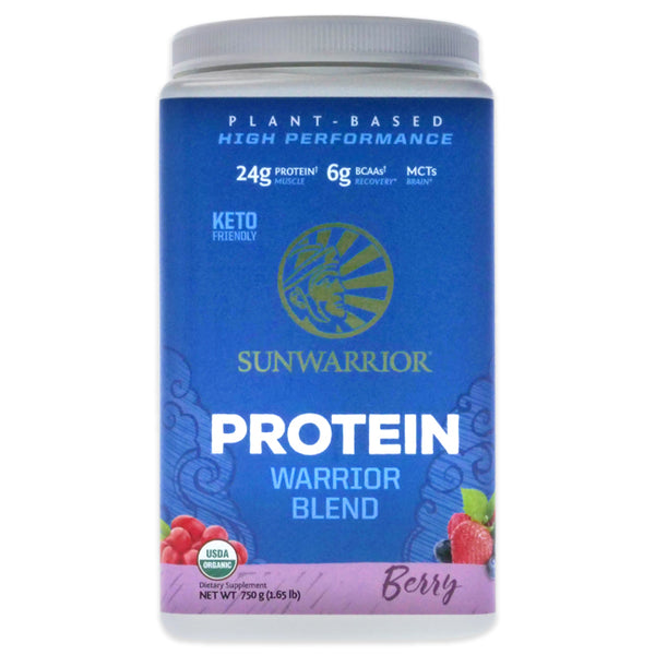 Sunwarrior Warrior Blend Organic Protein - Berry by Sunwarrior for Unisex - 26.4 oz Dietary Supplement