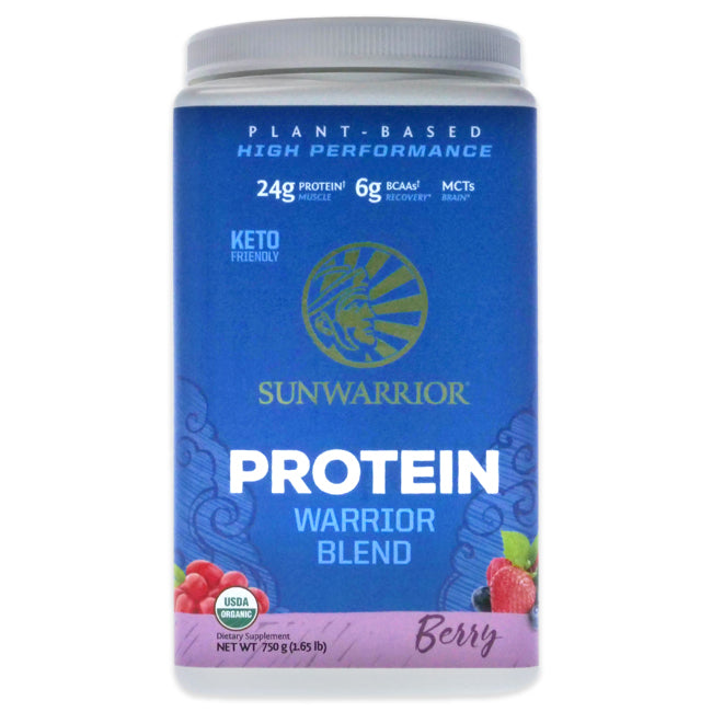 Sunwarrior Warrior Blend Organic Protein - Berry by Sunwarrior for Unisex - 26.4 oz Dietary Supplement