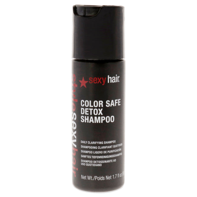 Sexy Hair Style Sexy Hair Color Safe Detox Shampoo by Sexy Hair for Unisex - 1.7 oz Shampoo