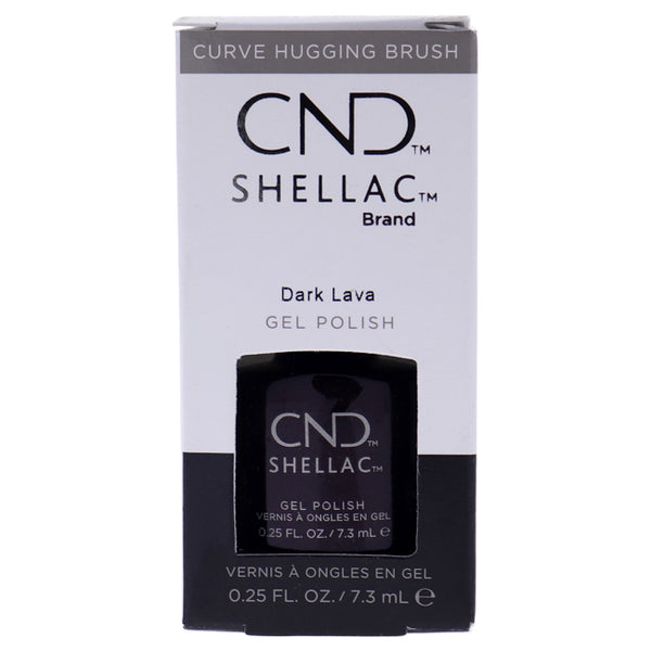 CND Shellac Nail Color - Dark Lava by CND for Women - 0.25 oz Nail Polish