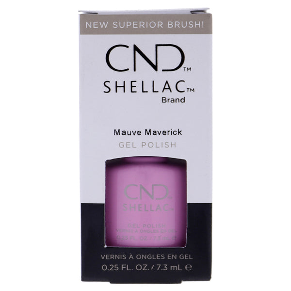 CND Shellac Nail Color - Mauve Maverick by CND for Women - 0.25 oz Nail Polish