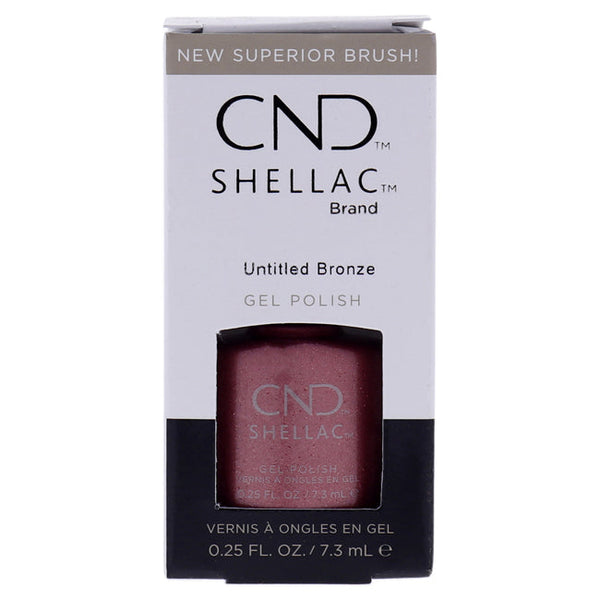 CND Shellac Nail Color - Untitled Bronze by CND for Women - 0.25 oz Nail Polish