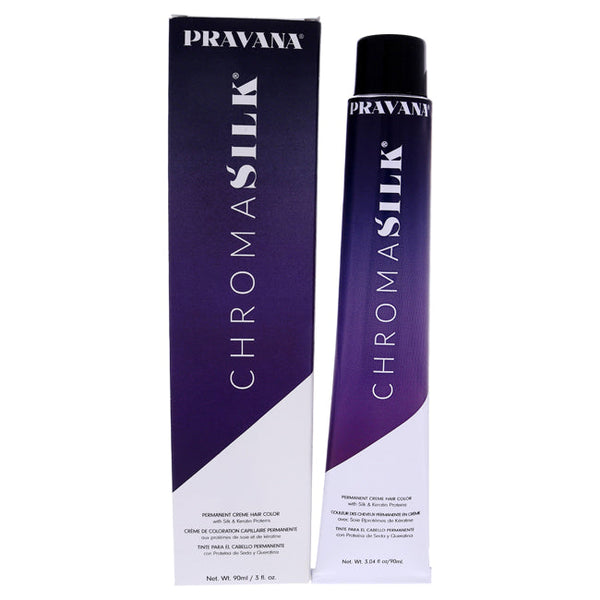 Pravana ChromaSilk Creme Hair Color - 4.3 Golden Brown by Pravana for Unisex - 3 oz Hair Color