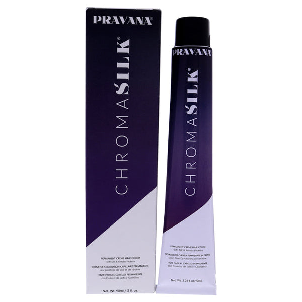 Pravana ChromaSilk Creme Hair Color - 5.66 Light Intense Red Brown by Pravana for Unisex - 3 oz Hair Color