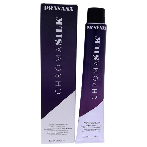 Pravana ChromaSilk Creme Hair Color - 5.7 Light Violet Brown by Pravana for Unisex - 3 oz Hair Color