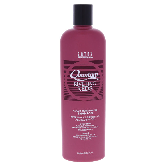 Zotos Quantum Riveting Reds Color Replenishing Shampoo by Zotos for Unisex - 10.2 oz Shampoo