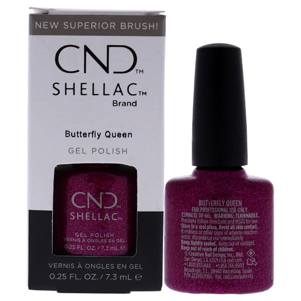 CND Shellac Nail Color - Butterfly Queen by CND for Women - 0.25 oz Nail Polish