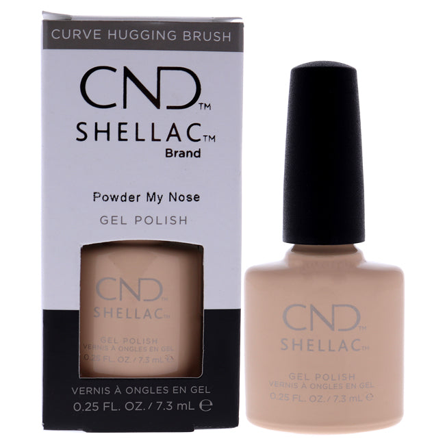 CND Shellac Nail Color - Powder My Nose by CND for Women - 0.25 oz Nail Polish