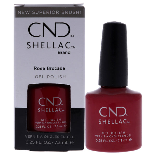CND Shellac Nail Color - Rose Brocade by CND for Women - 0.25 oz Nail Polish