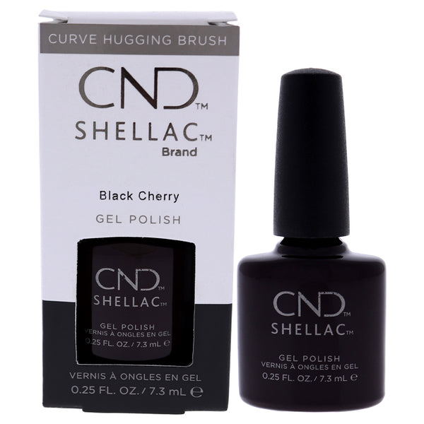 CND Shellac Nail Color - Black Cherry by CND for Women - 0.25 oz Nail Polish