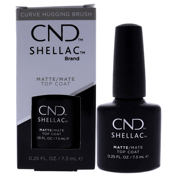CND Shellac Nail Color - Matte Top Coat by CND for Women - 0.25 oz Nail Polish