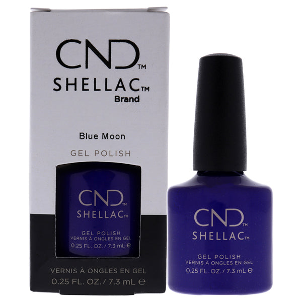 CND Shellac Nail Color - Blue Moon by CND for Women - 0.25 oz Nail Polish