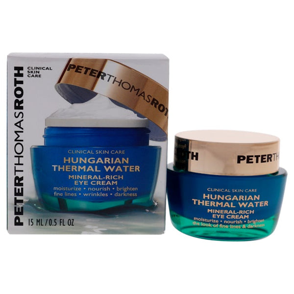 Peter Thomas Roth Hungarian Thermal Water Mineral-Rich Eye Cream by Peter Thomas Roth for Unisex - 0.5 oz Cream
