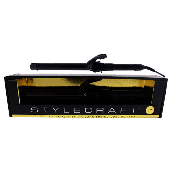 StyleCraft Style Stix XL Spring Curling Iron - SCSSXL1 by StyleCraft for Unisex - 1 Inch Curling Iron