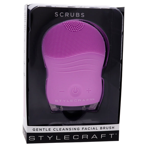 StyleCraft Scrubs Gentle Cleansing Facial Brush - Pink by StyleCraft for Unisex - 1 Pc Brush