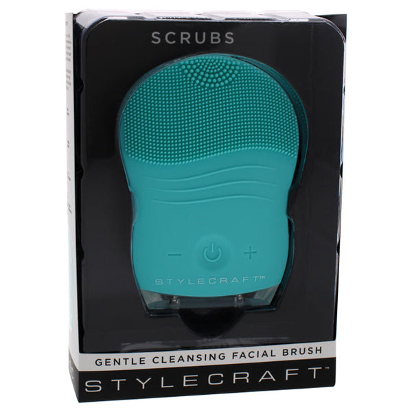 StyleCraft Scrubs Gentle Cleansing Facial Brush - Aquamarine by StyleCraft for Unisex - 1 Pc Brush