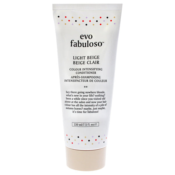 Evo Light Beige Colour Intensifying Conditioner by Evo for Women - 7.5 oz Conditioner