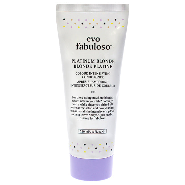 Evo Platinum Blonde Colour Intensifying Conditioner by Evo for Women - 7.5 oz Conditioner