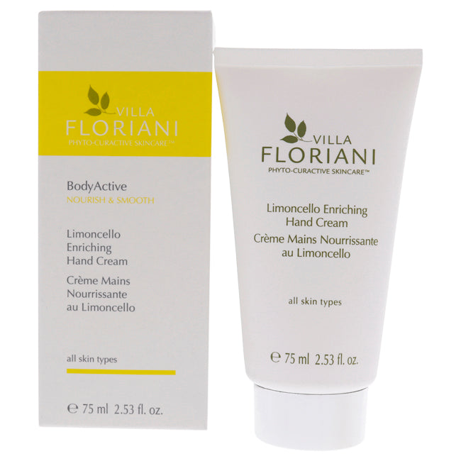 Villa Floriani Enriching Hand Cream - Limoncello by Villa Floriani for Women - 2.53 oz Cream