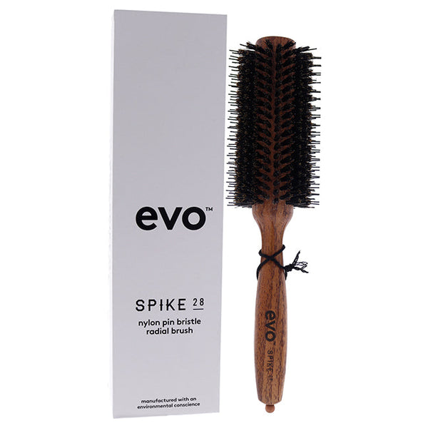 Evo spike 28 nylon pin bristle radial brush by Evo for Unisex - 1 Pc Brush