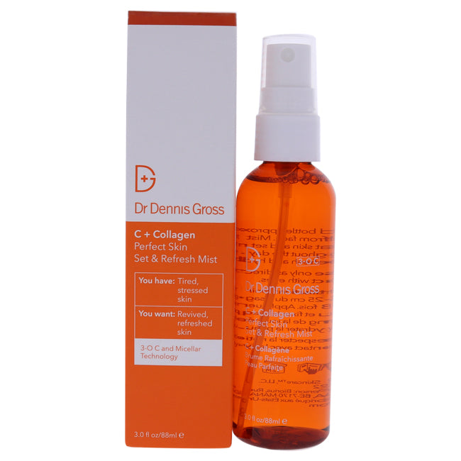 Dr. Dennis Gross C Plus Collagen Perfect Skin Set and Refresh Mist by Dr. Dennis Gross for Unisex - 3 oz Mist