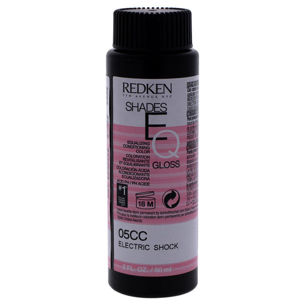 Redken Shades EQ Color Gloss 05CC - Electric Shock by Redken for Unisex - 2 oz Hair Color