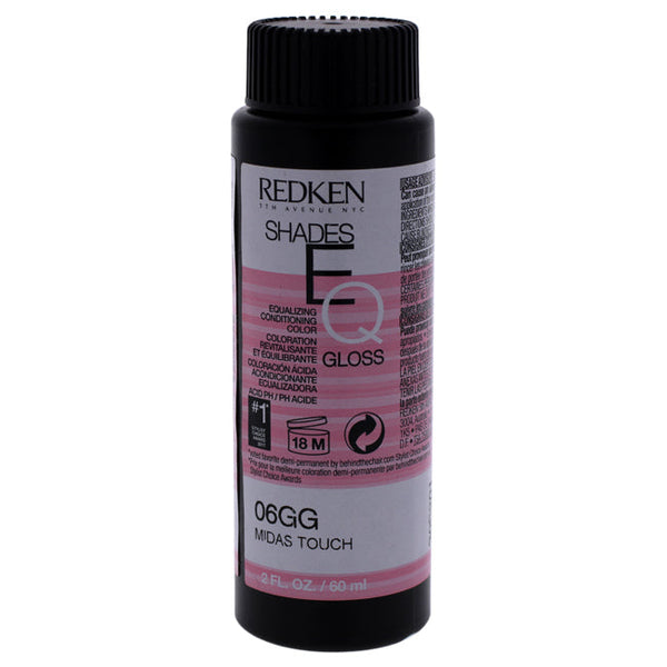 Redken Shades EQ Color Gloss 06GG - Midas Touch by Redken for Unisex - 2 oz Hair Color