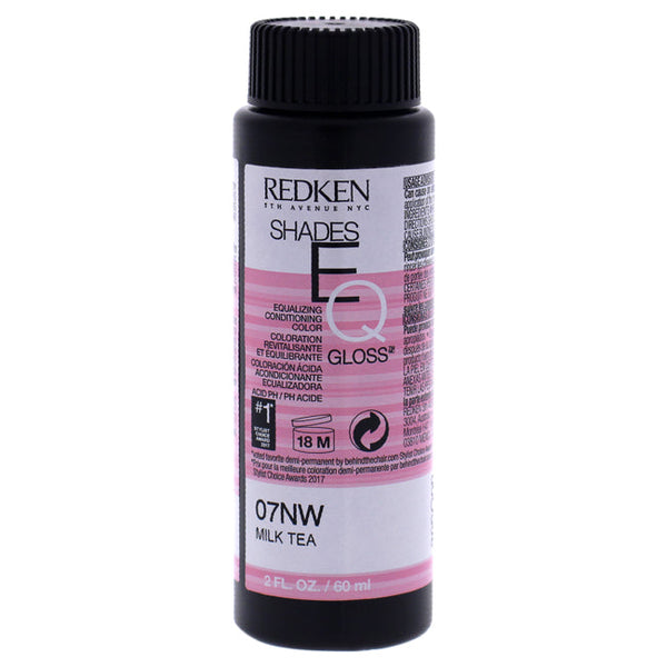 Redken Shades EQ Color Gloss 07NW - Milk Tea by Redken for Unisex - 2 oz Hair Color