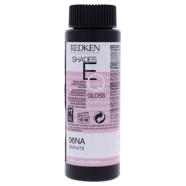 Redken Shades EQ Color Gloss 06NA - Granite by Redken for Unisex - 2 oz Hair Color