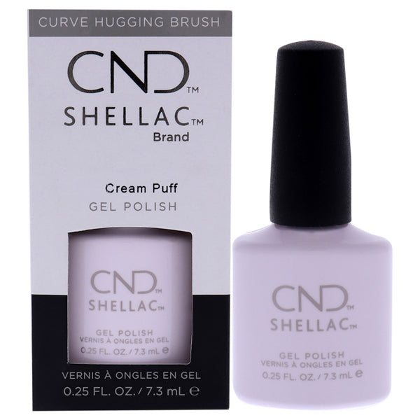 CND Shellac Nail Color - Cream Puff by CND for Women - 0.25 oz Nail Polish