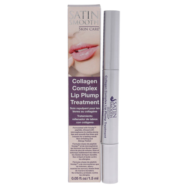 Satin Smooth Collagen Complex Lip Plump Treatment by Satin Smooth for Unisex - 0.05 oz Treatment