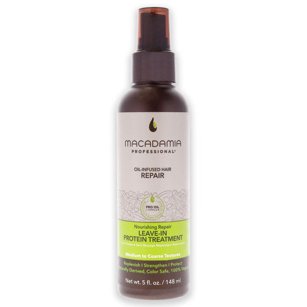Macadamia Oil Nourishing Repair Leave-In Protein Treatment by Macadamia Oil for Unisex - 5 oz Treatment