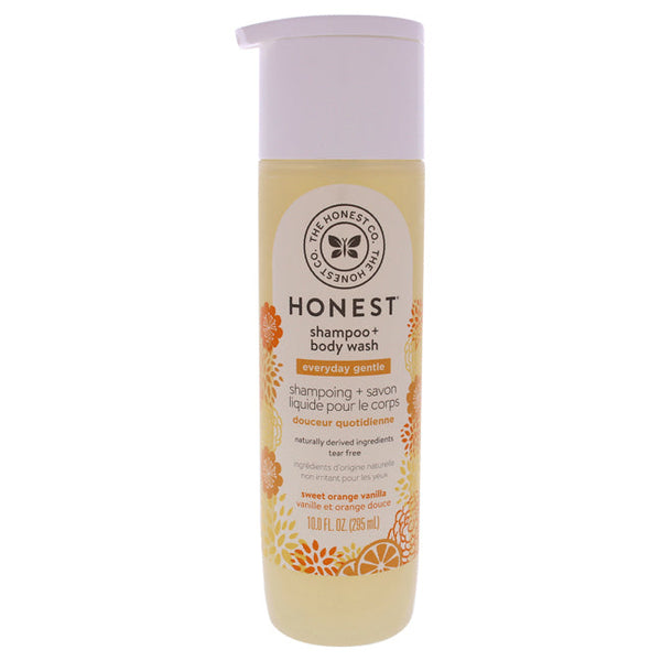 Honest Everyday Gentle Shampoo and Body Wash - Sweet Orange Vanilla by Honest for Kids - 10 oz Shampoo and Body Wash