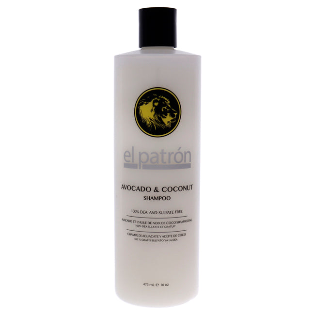 El Patron Coconut and Avocado Shampoo by El Patron for Men - 16 oz Shampoo