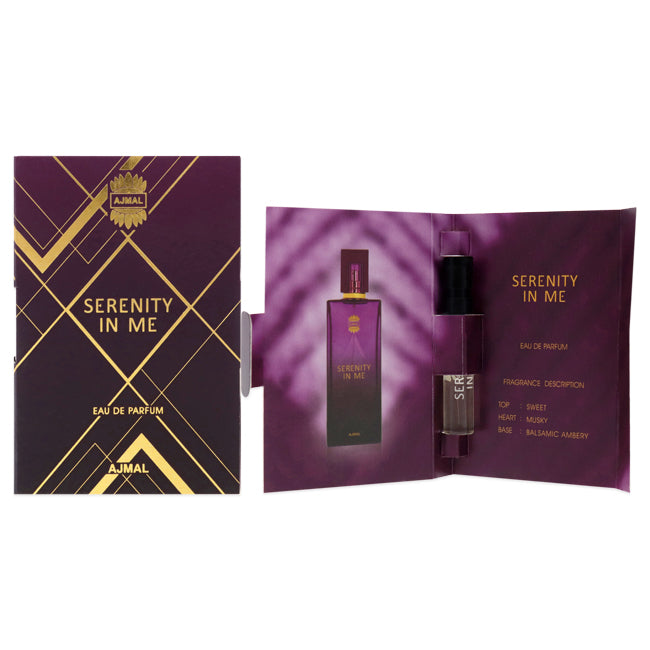 Serenity In Me by Ajmal for Unisex - 0.05 oz EDP Spray Vial (Mini)